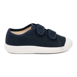 Shelvt Sneaker blu navy per velcro