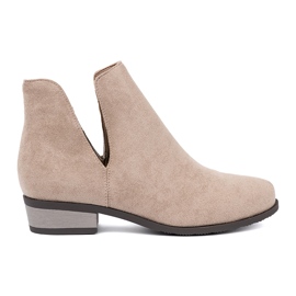 Seastar Stivaletti beige con ritagli