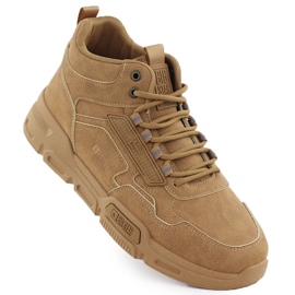 Scarpe sportive alla caviglia maschile marrone chiaro big star SS174281