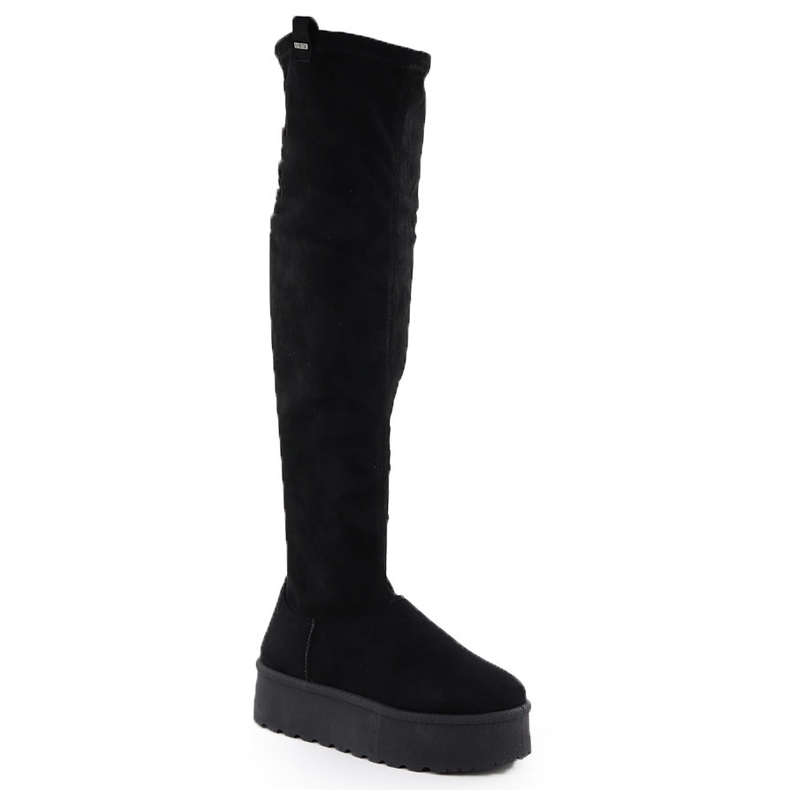 Stivali da donna sulla piattaforma Black Big Star SS274264