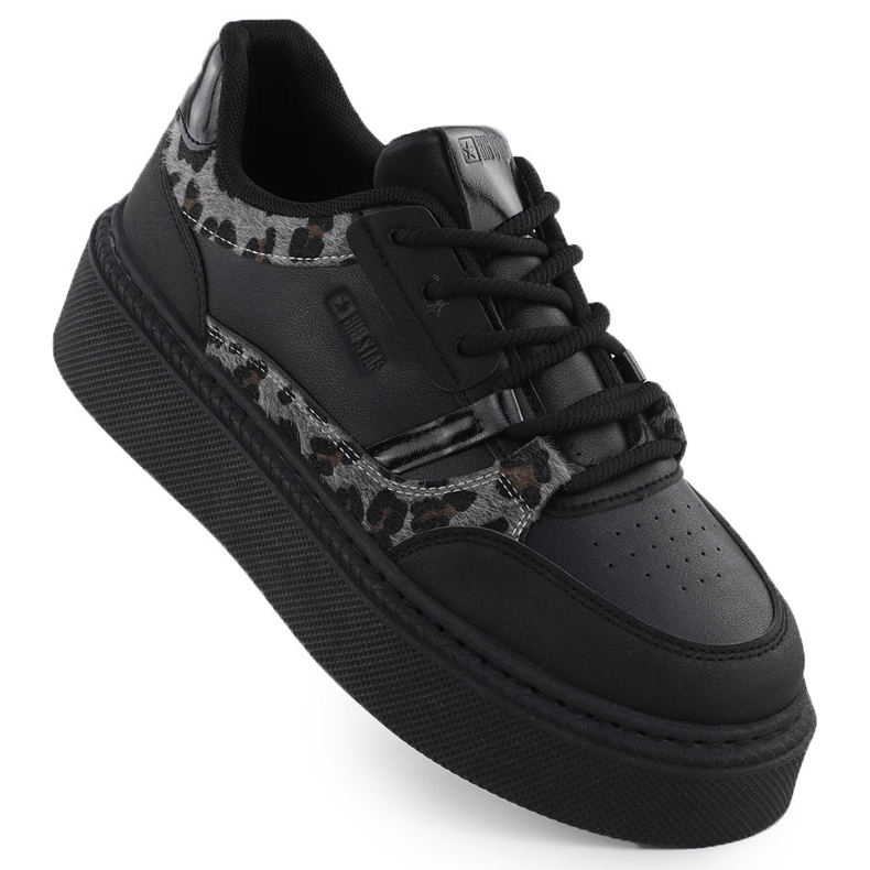 Scarpe sportive sulla piattaforma ZZ con Black Big Star SS274358 nero