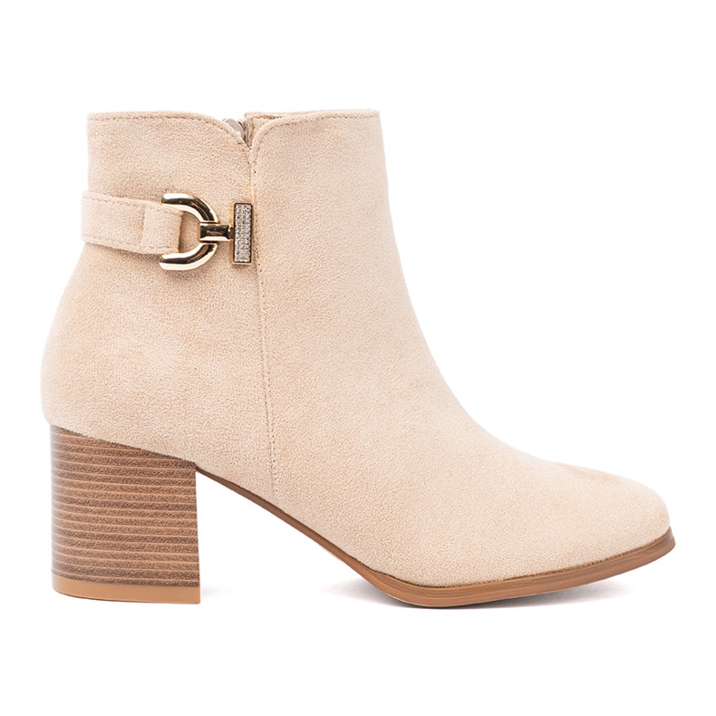 Shelvt Stivali eleganti in beige leggero