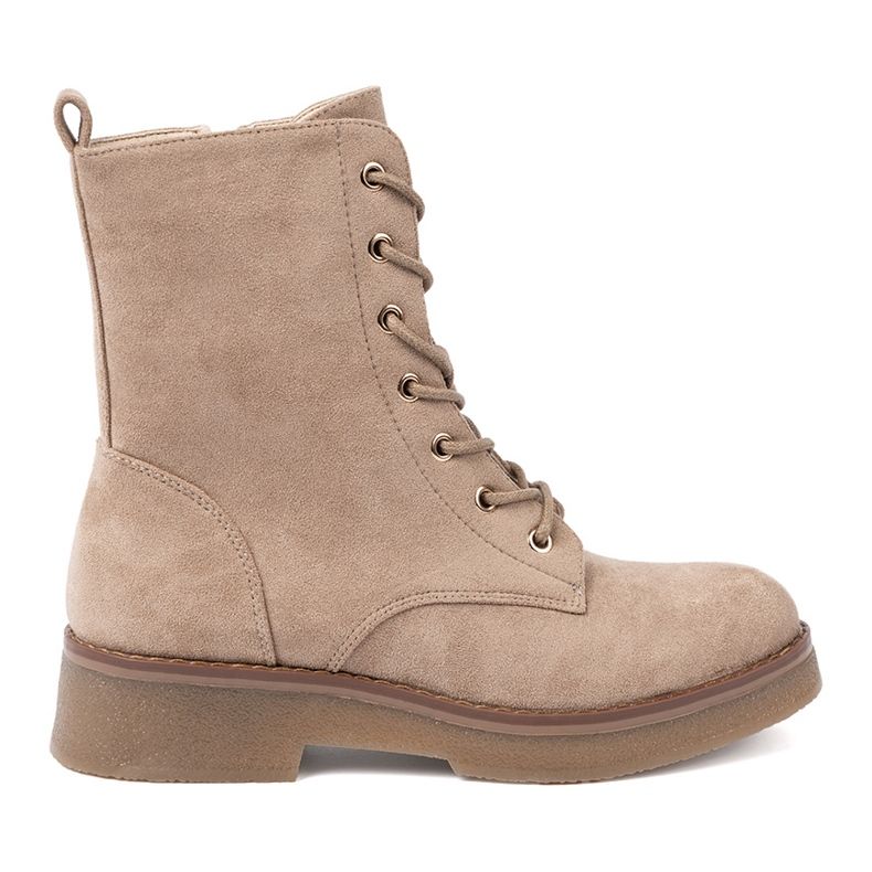 Shelvt Eleganti lavoratori beige con naso rotondo