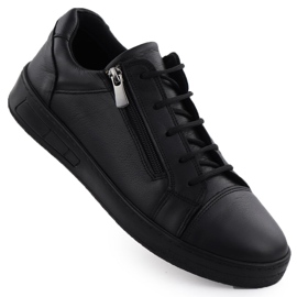 Scarpe in pelle da donna nero T.sokolski J24-20