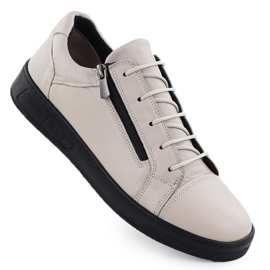 Scarpe in pelle da donna beige t.sokolski J24-20