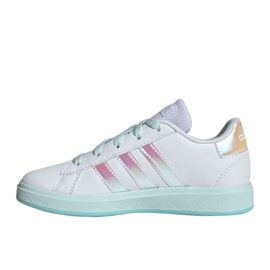 ADIDAS Grand Court Lifestyle Lace Tennis Jr Jr6097 Scarpe bianca