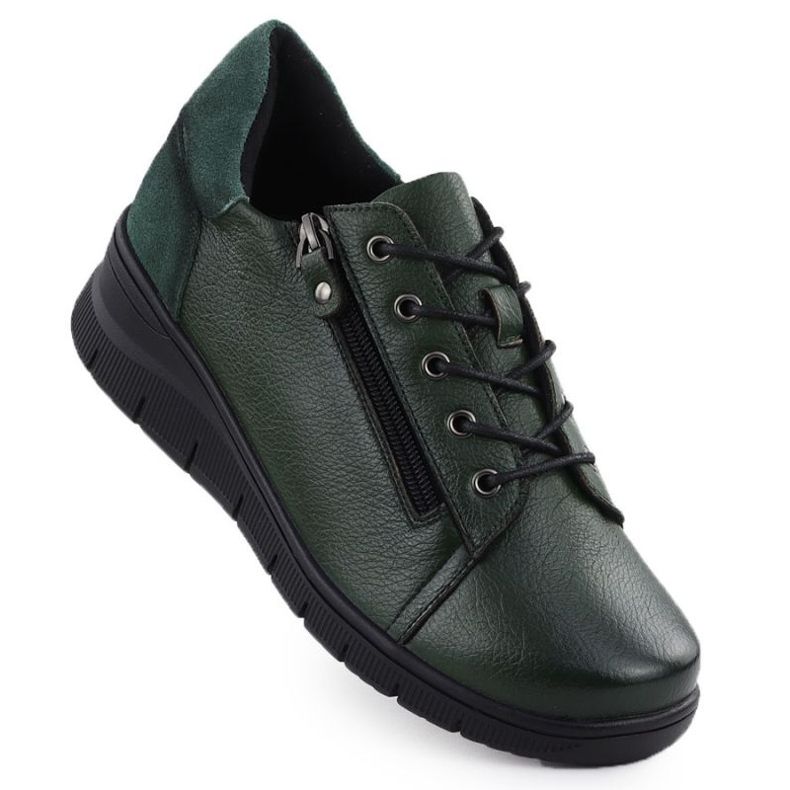 Vinceza Scarpe per Vincez Wedge nel 39964 Jan411c verde