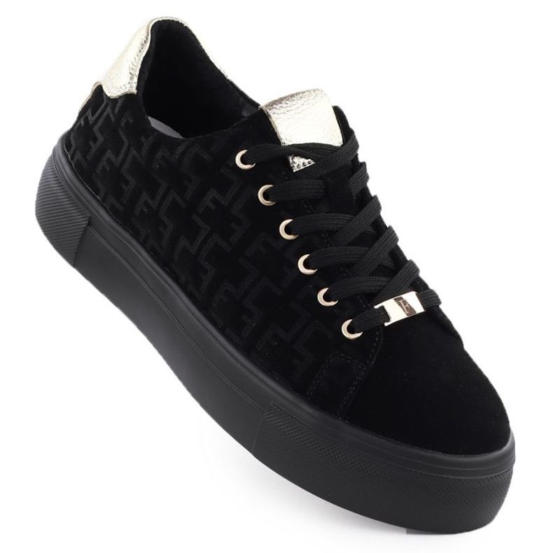 Scarpe sulla piattaforma Filippo in DP6850 Paw640 nero