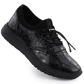 Scarpe laccate filippo in dp7117 paw646a nero