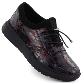 Scarpe laccate filippo in dp7117 paw646b rosso