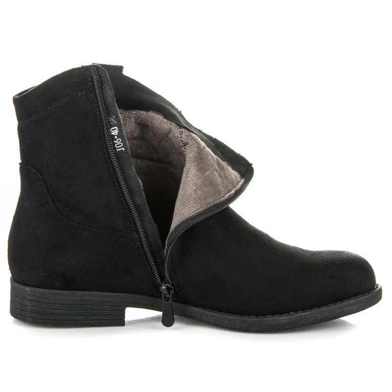 Super Me Stivali da cowboy in pelle scamosciata nero