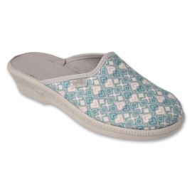 Ciabatte da donna Befado con fantasie in pu 219D485 grigio