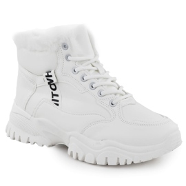 Sneaker femminili isolate da una sola unica White News 9121 bianco