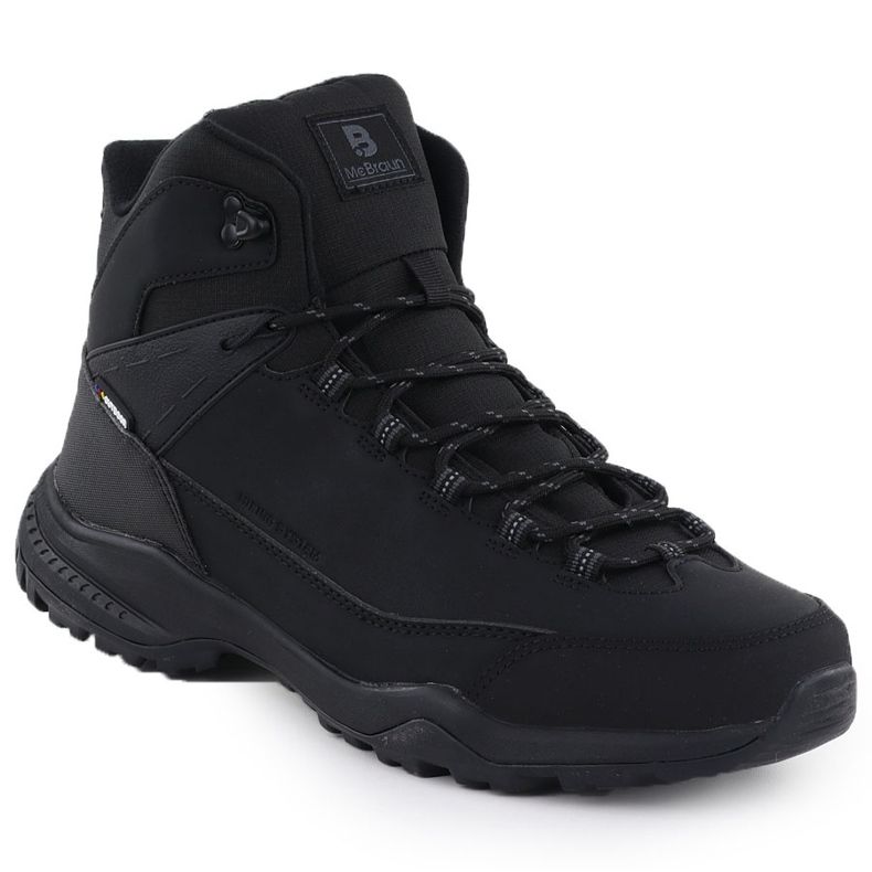 Scarpe sportive per trekking alte non isolate nere McBraun 9457 nero