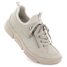 Comodo Rieker Black Rieker 45973-60 comodi beige