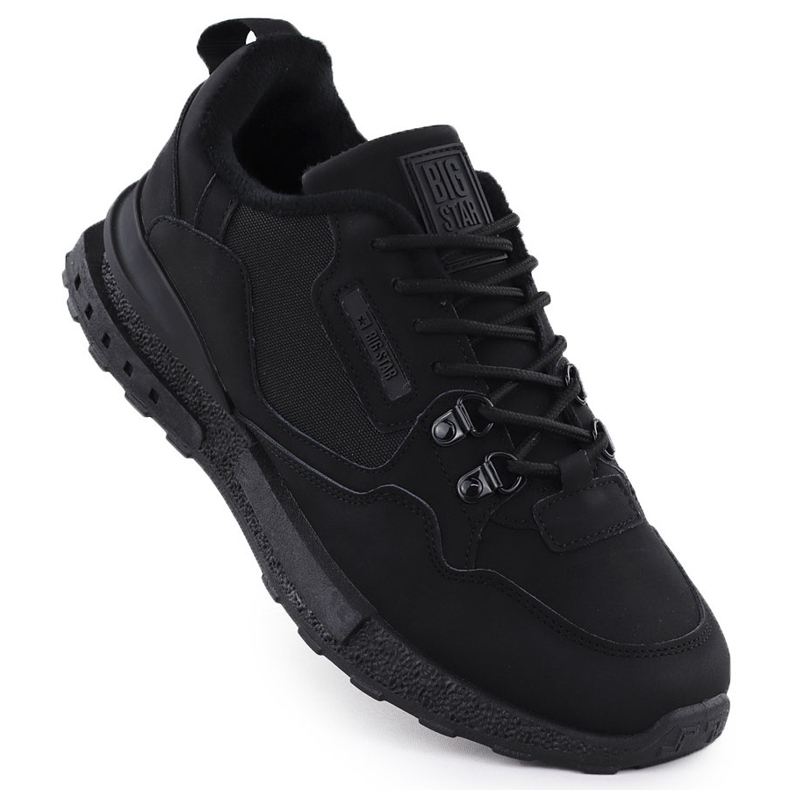 Scarpe sportive maschili isolati Black Big Star SS174411