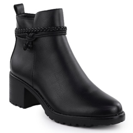 Stivali isolati da donna Black Potocki Z25-SZ12690- nero