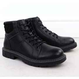 Stivali da uomo Stivali isolati per Black Vanhorn AN71307 Sliders nero