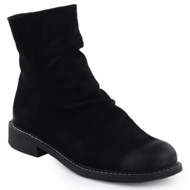 Stivali in pelle scamosciata femminile Black Potocki Z25-SZ12716 nero
