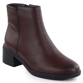 Stivali da donna isolati su Borgogna Sergio Leone BT25239 rosso