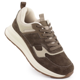 Scarpe in pelle da donna marrone t.sokolski HW J25-23