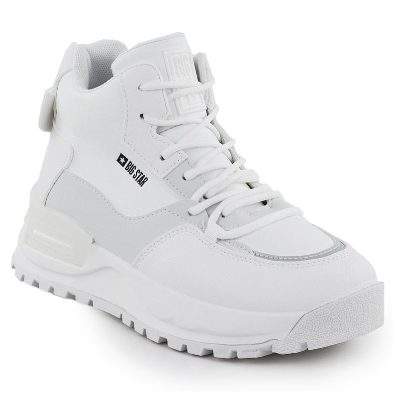 Sneaker femminili sulla piattaforma Big Star SS274510 bianca