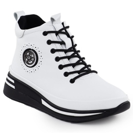 Filippo DBT4215 Celette in pelle bianco
