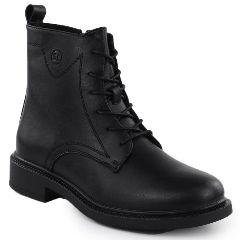 Stivali di pelle da donna Isolato Black Sergio Leone BT25172-S