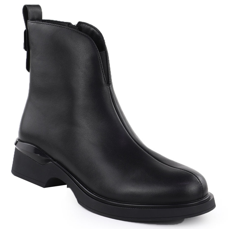 Stivali in pelle da donna Isolato Black T.Sokolski Z25-36
