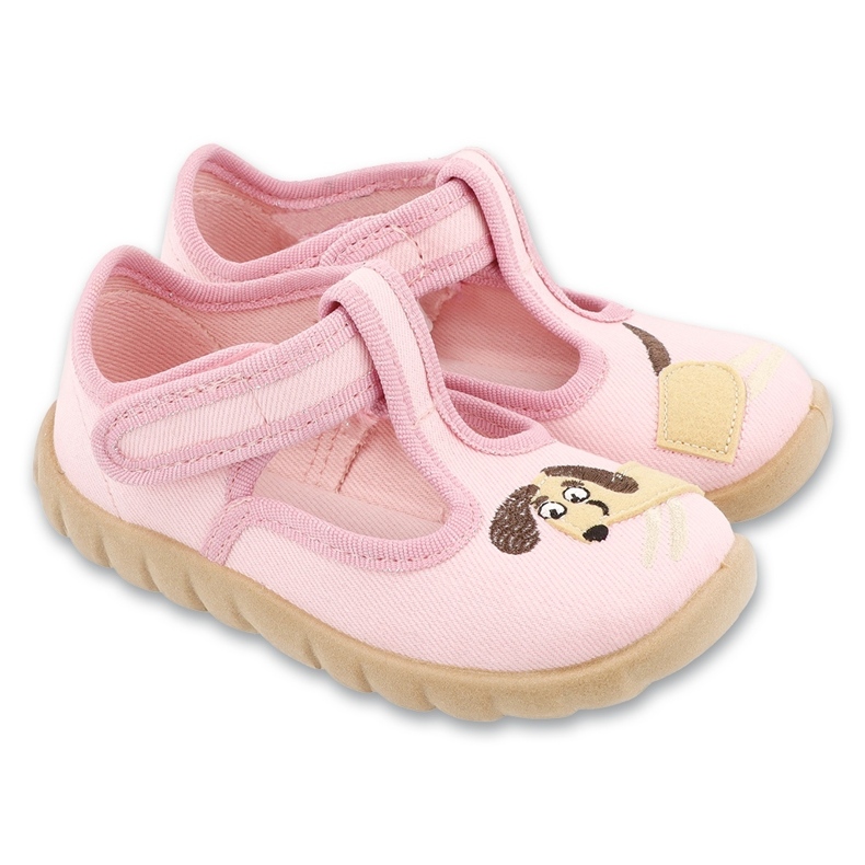 Sliponi per bambini Befado 627p012 Domanda per cani rosa