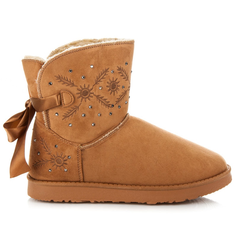 Kylie Stivali da neve in pelle scamosciata marrone