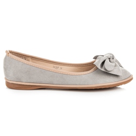 Seastar Ballerine in camoscio grigio