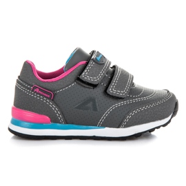 American Club Sneakers in velcro grigio