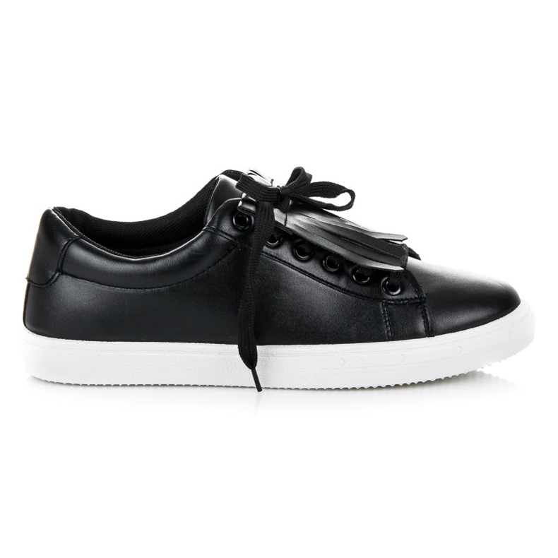 Sneakers Nere Con Frange nero