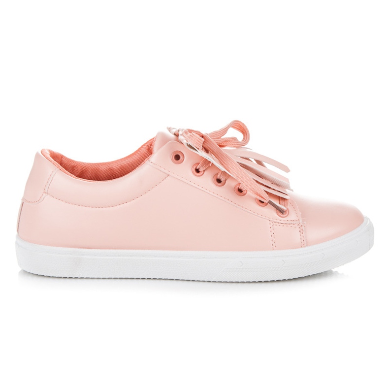 Sneakers Rosa Con Frange