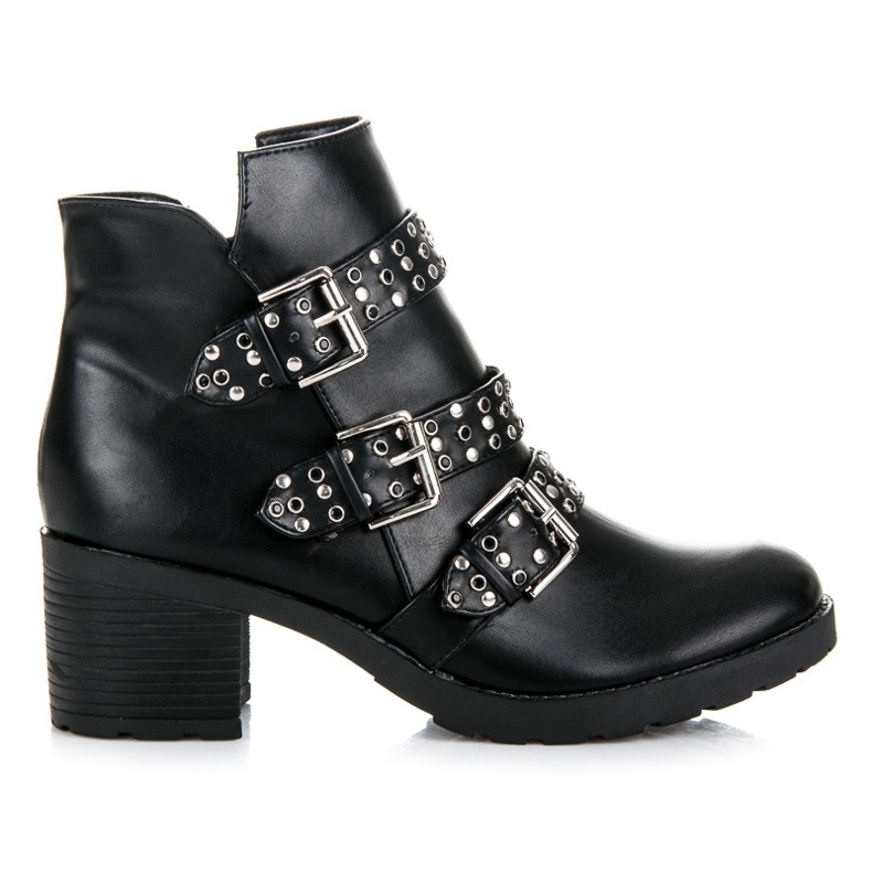 Kylie Stivali rock da donna nero
