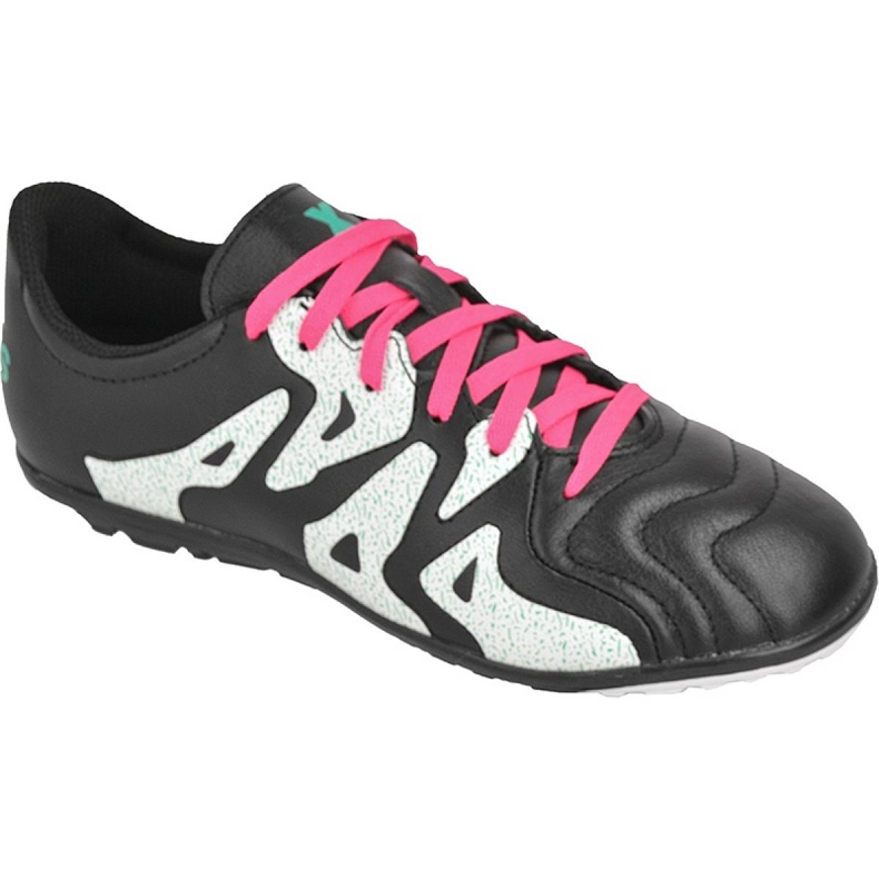 Scarpe da calcio Adidas X 15.3 Tf Leather Jr AF4788 nero nero