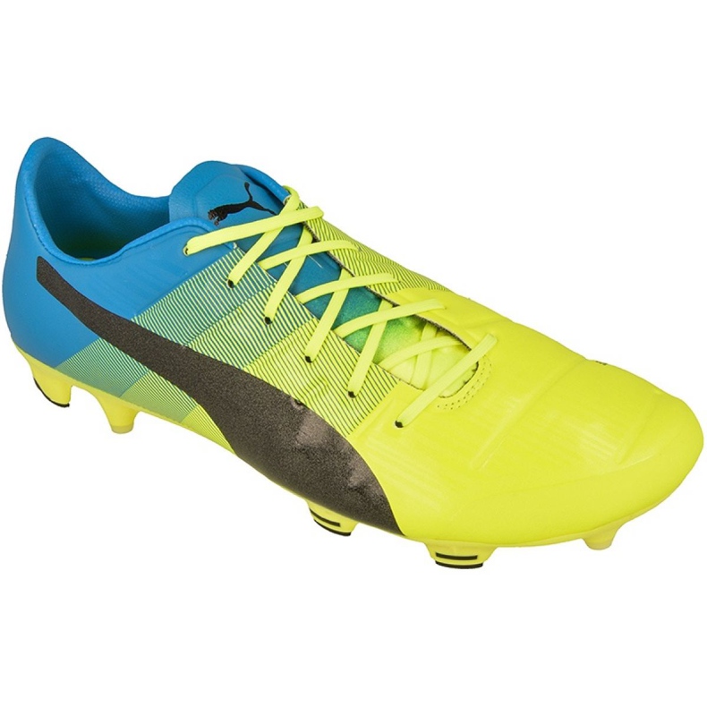 Scarpe da calcio Puma evoPOWER 1.3 Fg M 10352401 multicolore giallo