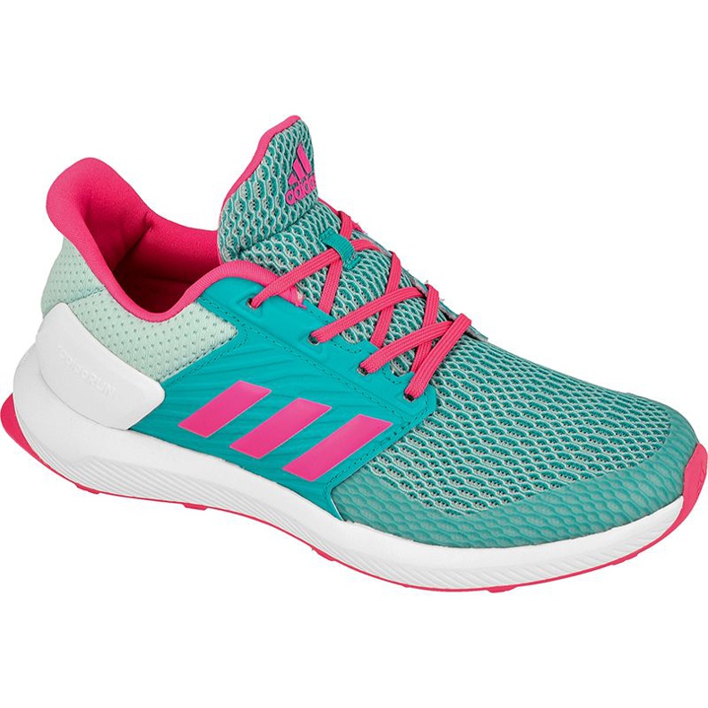 Scarpe Adidas RapidaRun K Jr BA7873 rosa verde