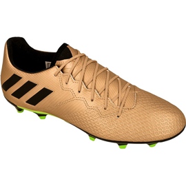 Scarpe da calcio Adidas Messi 16.3 Fg M BA9838 d'oro d'oro