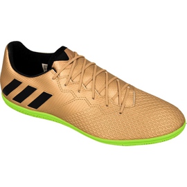 Scarpe indoor adidas Messi 16.3 In M BA9853 d'oro d'oro