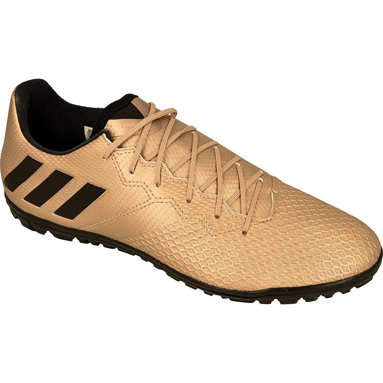 Le scarpe da calcio adidas Messi 16.3 Tf d'oro