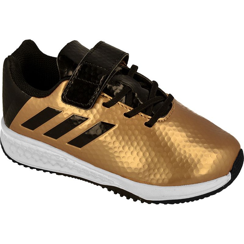 Scarpe Adidas RapidaTurf Messi Bambini BB0234 nero giallo