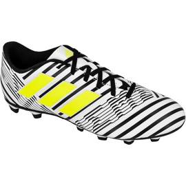 Scarpe da calcio Adidas Nemeziz 17.4 FxG M S80606 multicolore bianco