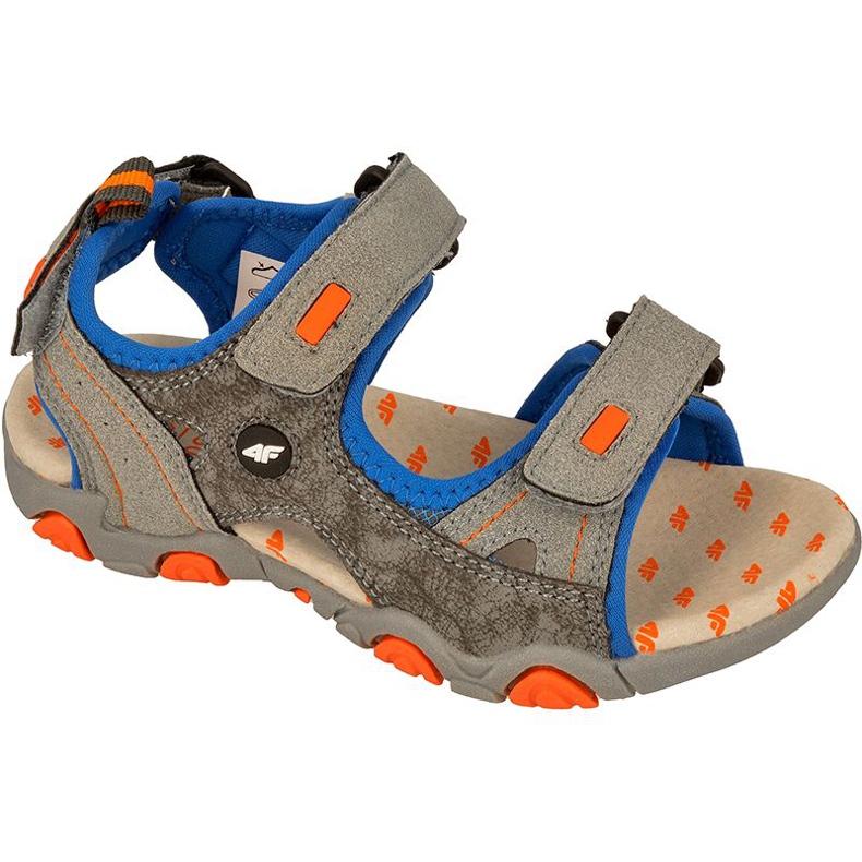 Sandali 4f Jr J4L17-JSAM101 grigio-blu