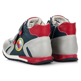American Club Scarpe sportive con velcro blu