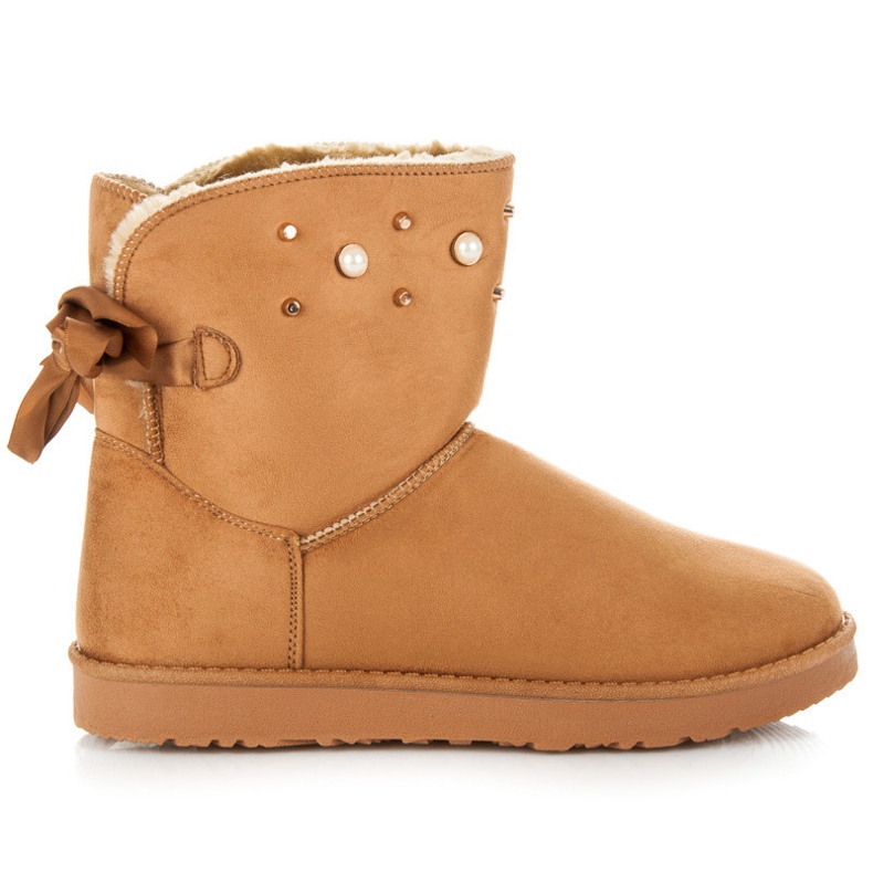 Kylie Mukluki con perline marrone