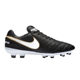 Scarpe da calcio Nike Tiempo Mystic V Fg nero nero