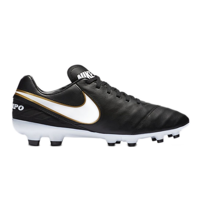 Scarpe da calcio Nike Tiempo Mystic V Fg nero nero