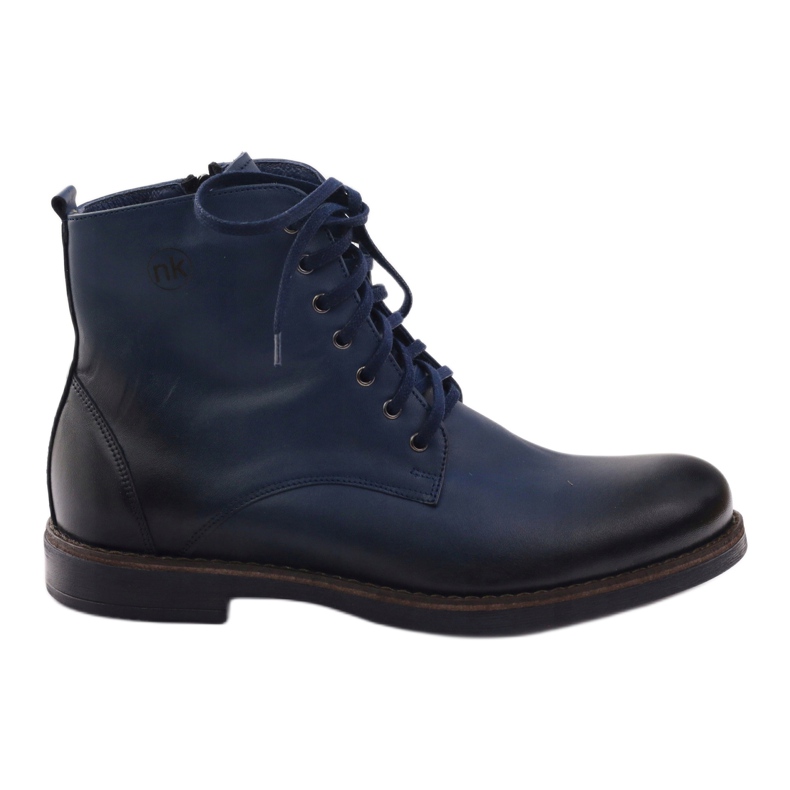 Stivali con cerniera Nikopol 660 blu navy